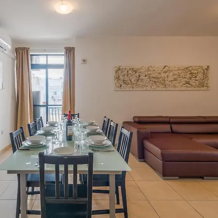 Apartman Seashells 2 Bedroom With Terrace, Just Off The Bugibba Promenade - By Getwaysmalta San Pawl il-Baħar